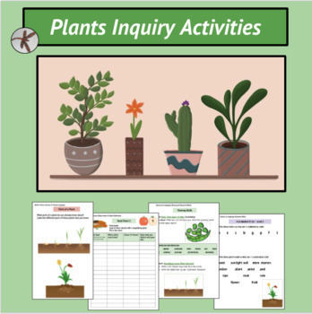 Preview of Plants Inquiry Activities - Science - Experiments - Digital Workbook - IB PYP