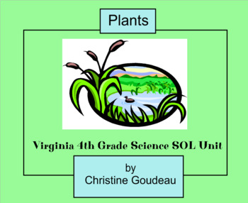 Preview of Plants Interactive SMARTboard Lesson - VA 4th Grade Science SOL Unit
