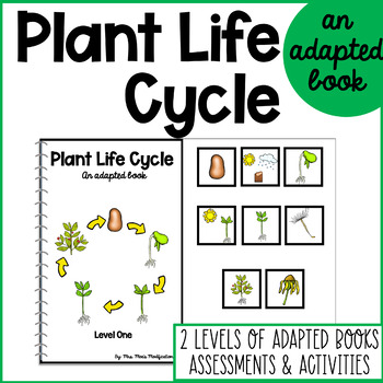 Plants Life Cycle- Adapted Book by Mrs Moes Modifications | TpT
