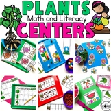 Plants Math and Literacy Centers for Preschool-PreK Spring