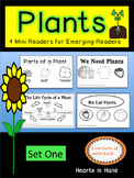Plants Mini Readers Set One For Primary