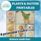 Plants & Nature  printable activities - science crafts