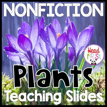 Preview of Plants Nonfiction Digital and Printable Slides, Books, and Activities