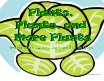 Preview of Plants, Plants, and More Plants - A Second Grade SmartBoard Review