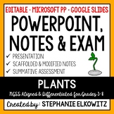 Plants PowerPoint, Notes & Exam - Google Slides