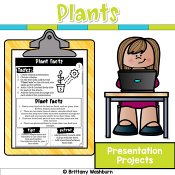 Preview of Plants Presentation Projects