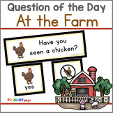 Farm Question of the Day for Preschool and Kindergarten