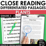 Plants Reading Comprehension Passages and Questions | Clos