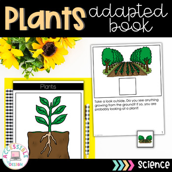 Preview of Plants | Science | Adapted Book | Special Education 