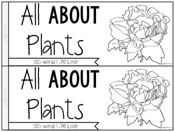 Preview of Plants Skinny Book