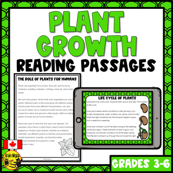 Preview of Plant Growth and Changes | Science Reading Passages