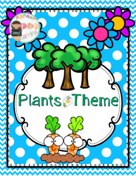 Preview of Plants Theme for Kindergarten and First Grade