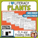 Plants Themed ELA and Reading Skills Review Mini-Pack - Mo