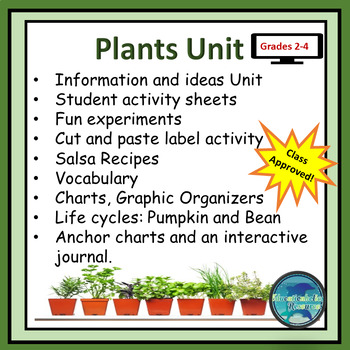 Preview of Plants Unit