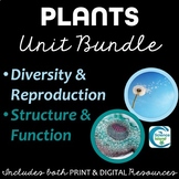 Plants Unit Bundle for Biology: Diversity, Reproduction, S