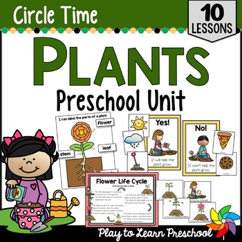 Preview of Plants Activities & Lesson Plans Unit for Preschool Pre-K