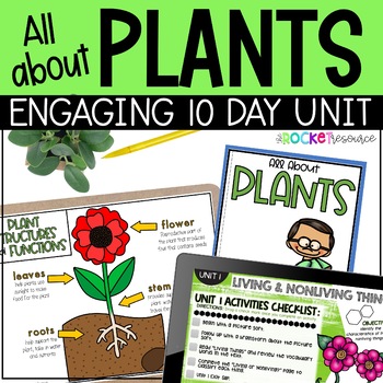Preview of All About Plants Unit Life Cycle of Plants Photosynthesis Plants and Seeds