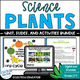 Plant Parts, Growth, & Needs Unit, Lesson Slides, Activiti