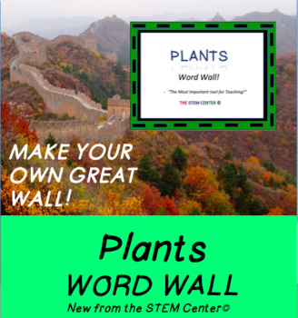 Preview of Plants Word Wall
