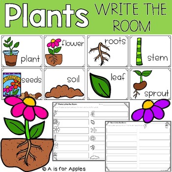 Plants Write the Room by A is for Apples | Teachers Pay Teachers