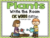 Plants Write the Room - CVC Words Edition