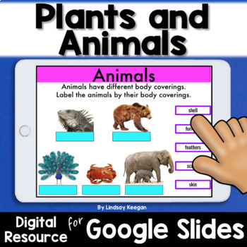 Preview of Plants and Animals Digital Science Activities for Google Classroom