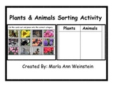 Plants and Animals Sorting Activity