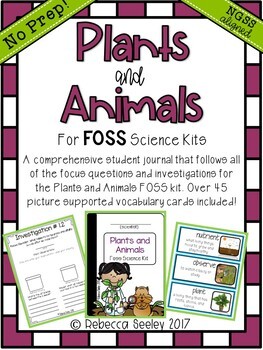 Preview of FOSS Plants and Animals- A Fun, Kid Friendly Science Journal