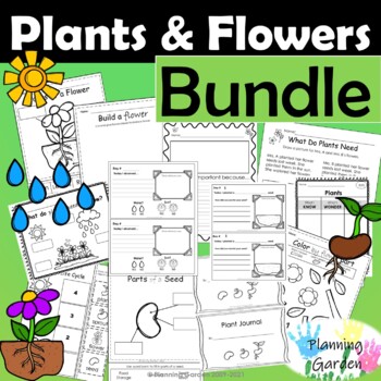Preview of Plant Needs | Parts of a Flower | Life Cycle: Plants and Flowers Bundle {plants}