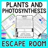 Plants and Photosynthesis ESCAPE ROOM Activity - Earth Science