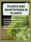 Plants and Plant Adaptations Power point and Related Activities