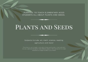 Preview of Plants and Seeds: Elementary Core Classes meets Agriculture Education