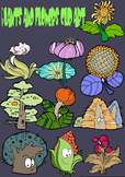 Plants and flowers clip art