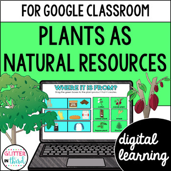 Preview of SOL 2.8 Plants as natural resources for Google Classroom