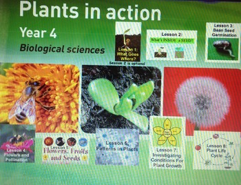 Preview of Plants in Action- Primary Connections Biological Science- WHOLE TERM DONE!