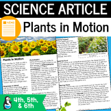 Plants in Motion Science Article | Phototropism Reading Pa
