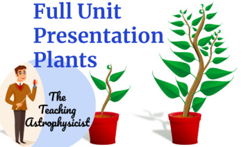 Preview of Plants unit for grade 6/7/8 - full presentation for entire unit