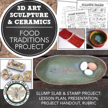 Preview of Middle or High School Art, Ceramics & Sculpture Class Clay Slab Building Project