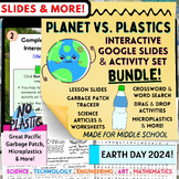 Earth Day 2024! Planet vs. Plastics  Activity Set & Slides
