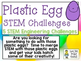 Plastic Egg STEM Engineering Challenges - Set of 5