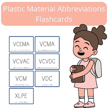 Preview of Plastic Material Abbreviations Flashcards