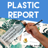 Plastic Pollution Report Activities | Nonfiction | Writing