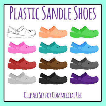 Plastic Sandle Style Shoes Similar to 