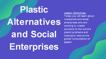 Preview of Reducing Plastic Pollution & Social Enterprises BUNDLE - Digital or Print
