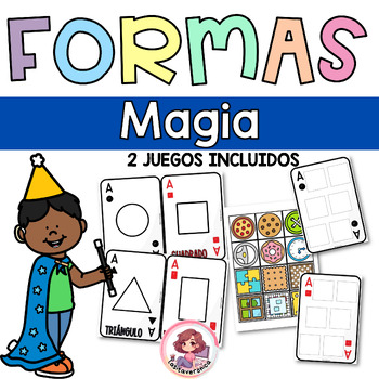 Preview of Plastilina formas. Formas geométricas magia / Playdough mats. Shapes 2D. Spanish