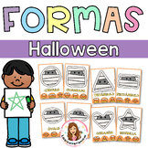 Plastilina formas. Halloween Playdough mats. Shapes. Octob