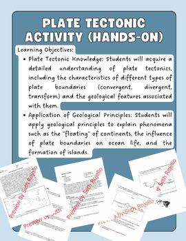 Preview of Plate Tectonic Activity (Hands-On)