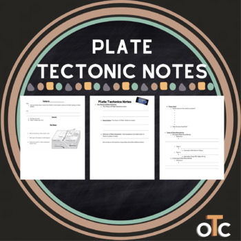 Preview of Plate Tectonic Notes