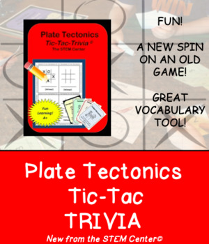 Preview of Plate Tectonics Tic-Tac-Trivia Board Game