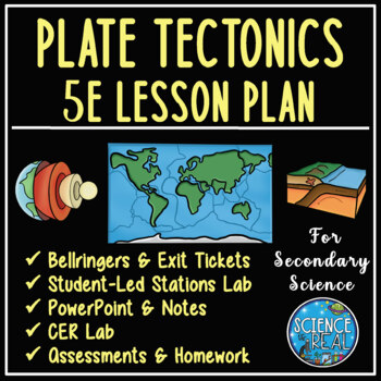 Preview of Plate Tectonics 5E Unit Plan - Secondary Science